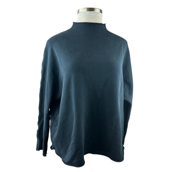 Frank & Eileen Effie Long Sleeve Funnel Neck Capelet Top Large *Read Description - Picture 3 of 16